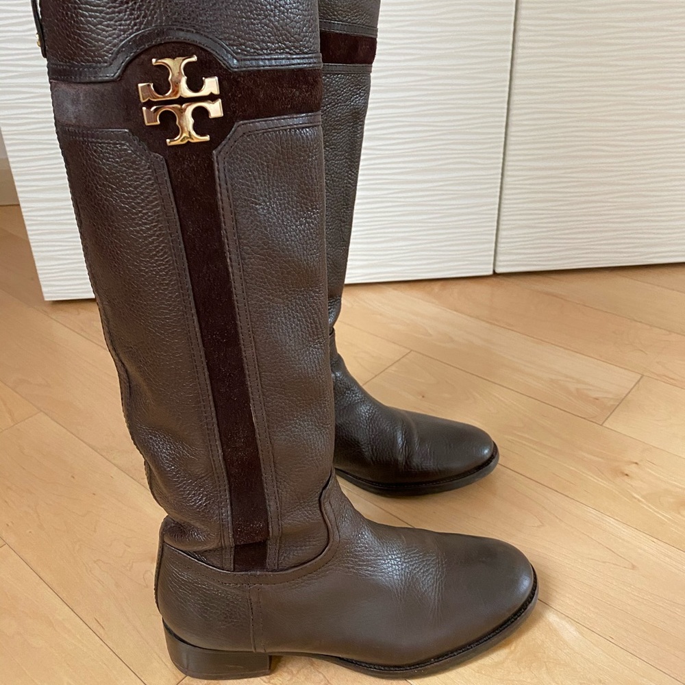 Tory Burch Brown Riding Boots